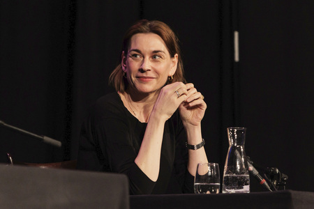 Jonathan Lethem und Christiane Paul auf der lit.Cologne 2025 in Köln