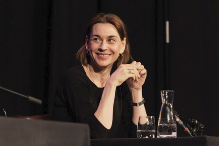 Jonathan Lethem und Christiane Paul auf der lit.Cologne 2025 in Köln