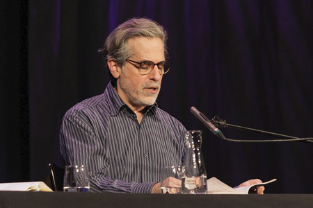 Jonathan Lethem und Christiane Paul auf der lit.Cologne 2025 in Köln