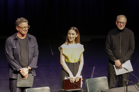 Kat Frankie, Olli Dittrich, Sibel Kekilli und Hans Sigl  auf der lit.Cologne 2025 in Köln