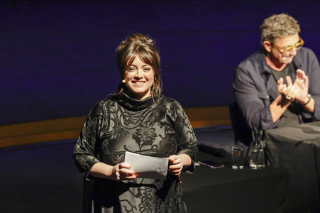 Kat Frankie, Olli Dittrich, Sibel Kekilli und Hans Sigl  auf der lit.Cologne 2025 in Köln