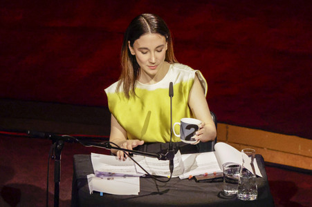 Kat Frankie, Olli Dittrich, Sibel Kekilli und Hans Sigl  auf der lit.Cologne 2025 in Köln