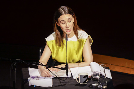 Kat Frankie, Olli Dittrich, Sibel Kekilli und Hans Sigl  auf der lit.Cologne 2025 in Köln