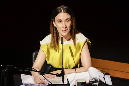 Kat Frankie, Olli Dittrich, Sibel Kekilli und Hans Sigl  auf der lit.Cologne 2025 in Köln