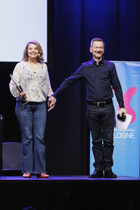 Annette Frier und Michael Kessler auf der lit.Cologne 2025 in Köln