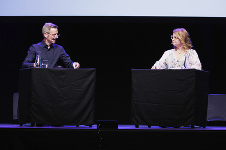 Annette Frier und Michael Kessler auf der lit.Cologne 2025 in Köln