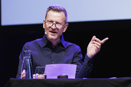 Annette Frier und Michael Kessler auf der lit.Cologne 2025 in Köln