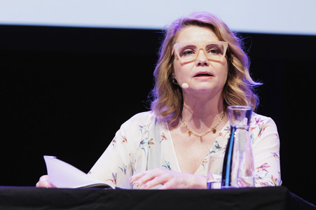 Annette Frier und Michael Kessler auf der lit.Cologne 2025 in Köln