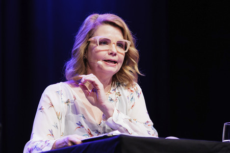 Annette Frier und Michael Kessler auf der lit.Cologne 2025 in Köln