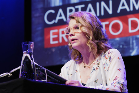 Annette Frier und Michael Kessler auf der lit.Cologne 2025 in Köln