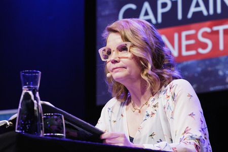 Annette Frier und Michael Kessler auf der lit.Cologne 2025 in Köln