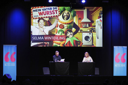 Annette Frier und Michael Kessler auf der lit.Cologne 2025 in Köln