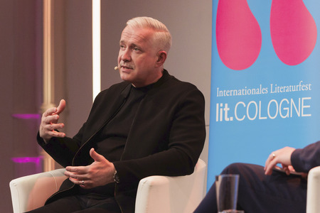 Alexander Herrmann und Miguel Calero auf der lit.Cologne 2025 in Köln