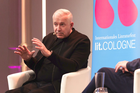 Alexander Herrmann und Miguel Calero auf der lit.Cologne 2025 in Köln