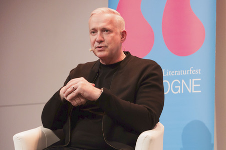 Alexander Herrmann und Miguel Calero auf der lit.Cologne 2025 in Köln