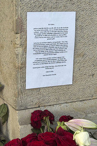 Gedenken an AnNa R. am Theater des Westens in Berlin