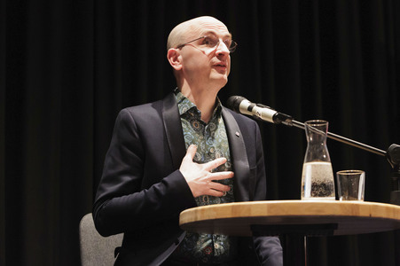 Jakob Hein und Nina Kunzendorf auf der lit.Cologne 2025 in Köln