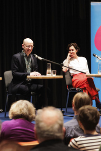 Jakob Hein und Nina Kunzendorf auf der lit.Cologne 2025 in Köln