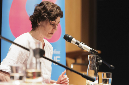 Jakob Hein und Nina Kunzendorf auf der lit.Cologne 2025 in Köln