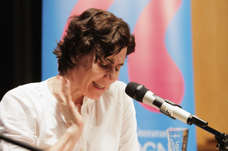 Jakob Hein und Nina Kunzendorf auf der lit.Cologne 2025 in Köln