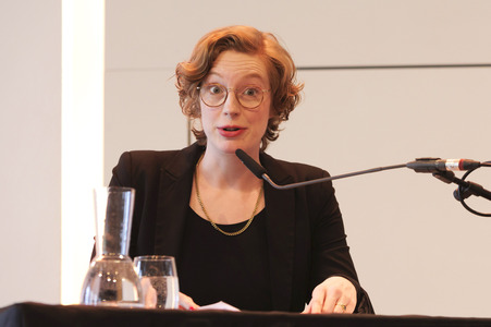 Luise Wolfram und Jasna Fritzi Bauer auf der lit.Cologne 2025 in Köln