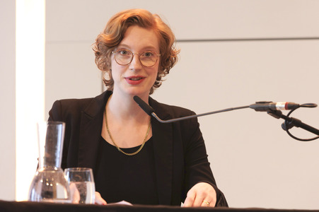 Luise Wolfram und Jasna Fritzi Bauer auf der lit.Cologne 2025 in Köln