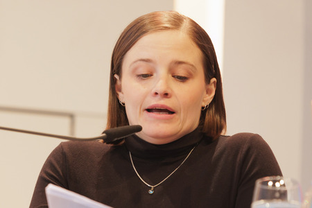 Luise Wolfram und Jasna Fritzi Bauer auf der lit.Cologne 2025 in Köln