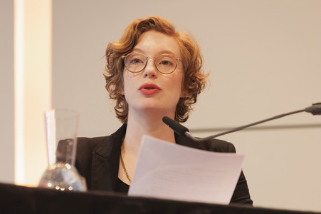 Luise Wolfram und Jasna Fritzi Bauer auf der lit.Cologne 2025 in Köln