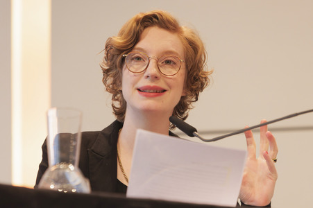 Luise Wolfram und Jasna Fritzi Bauer auf der lit.Cologne 2025 in Köln