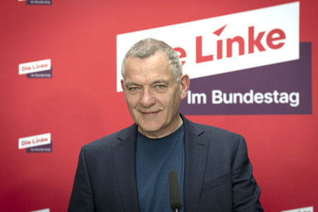 Pressestatement der Partei Die Linke in Berlin