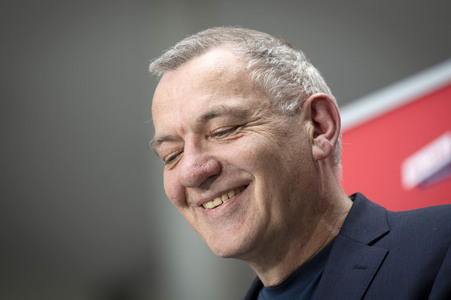 Pressestatement der Partei Die Linke in Berlin