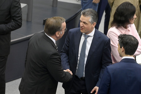 Konstituierende Sitzung des 21. Deutschen Bundestages in Berlin