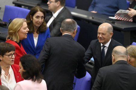 Konstituierende Sitzung des 21. Deutschen Bundestages in Berlin