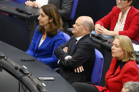 Konstituierende Sitzung des 21. Deutschen Bundestages in Berlin