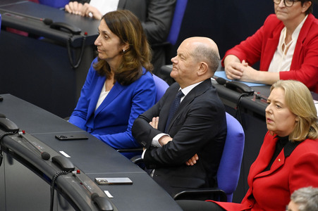 Konstituierende Sitzung des 21. Deutschen Bundestages in Berlin