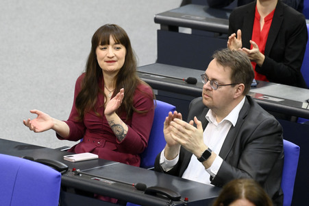 Konstituierende Sitzung des 21. Deutschen Bundestages in Berlin