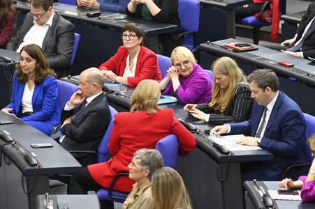 Konstituierende Sitzung des 21. Deutschen Bundestages in Berlin