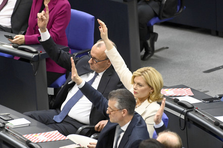 Konstituierende Sitzung des 21. Deutschen Bundestages in Berlin