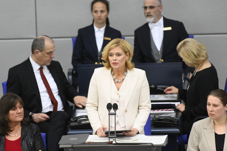 Konstituierende Sitzung des 21. Deutschen Bundestages in Berlin