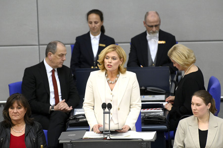 Konstituierende Sitzung des 21. Deutschen Bundestages in Berlin