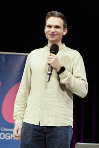 Fabian Köster und Jonas Hector auf der lit.Cologne 2025 in Köln