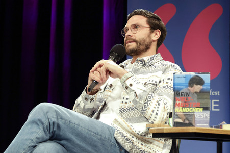 Fabian Köster und Jonas Hector auf der lit.Cologne 2025 in Köln