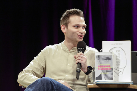 Fabian Köster und Jonas Hector auf der lit.Cologne 2025 in Köln