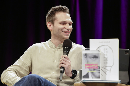Fabian Köster und Jonas Hector auf der lit.Cologne 2025 in Köln