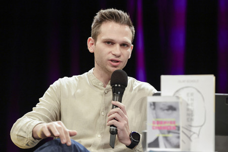 Fabian Köster und Jonas Hector auf der lit.Cologne 2025 in Köln