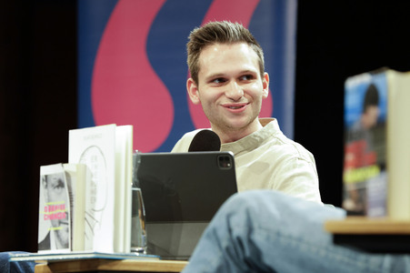 Fabian Köster und Jonas Hector auf der lit.Cologne 2025 in Köln