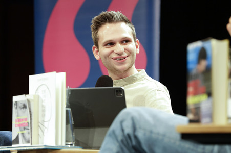 Fabian Köster und Jonas Hector auf der lit.Cologne 2025 in Köln