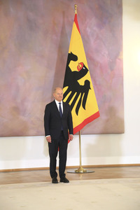 Entlassung der Bundesregierung durch den Bundespräsidenten in Berlin