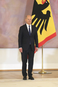 Entlassung der Bundesregierung durch den Bundespräsidenten in Berlin