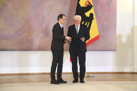 Entlassung der Bundesregierung durch den Bundespräsidenten in Berlin